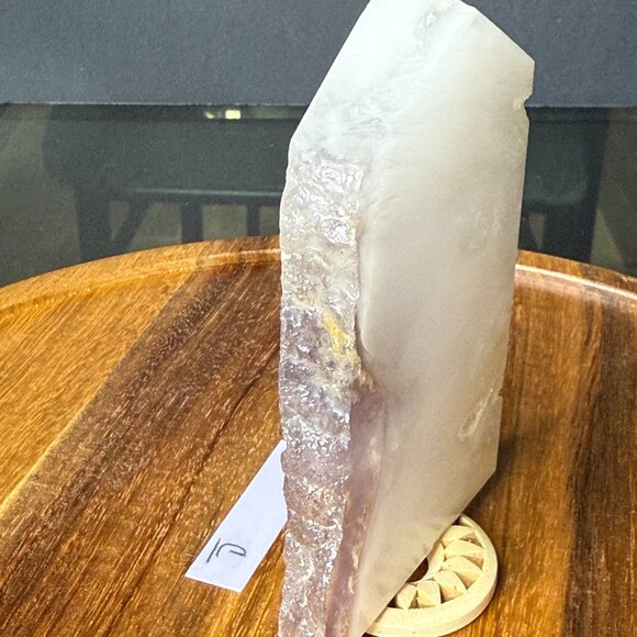 Fluorite Slab Pyrite Inclusions Feathered Display Stone Slice Natural Raw - C - Picture 9 of 16